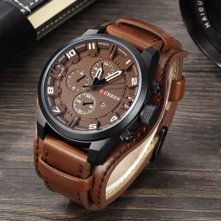 Reloj de cuero de lujo para hombre,
Reloj de pulsera para hombre,
reloj de hombre impermeable,
reloj de hombre con estilo,
reloj impermeable para hombre